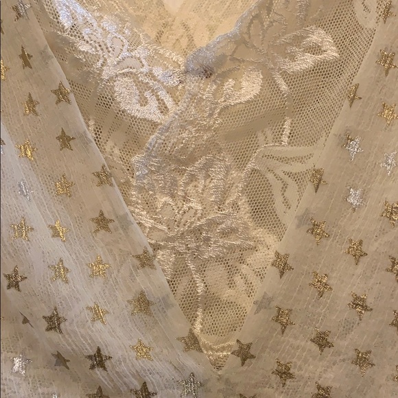 Free People Lace V neck shirt - Picture 3 of 5